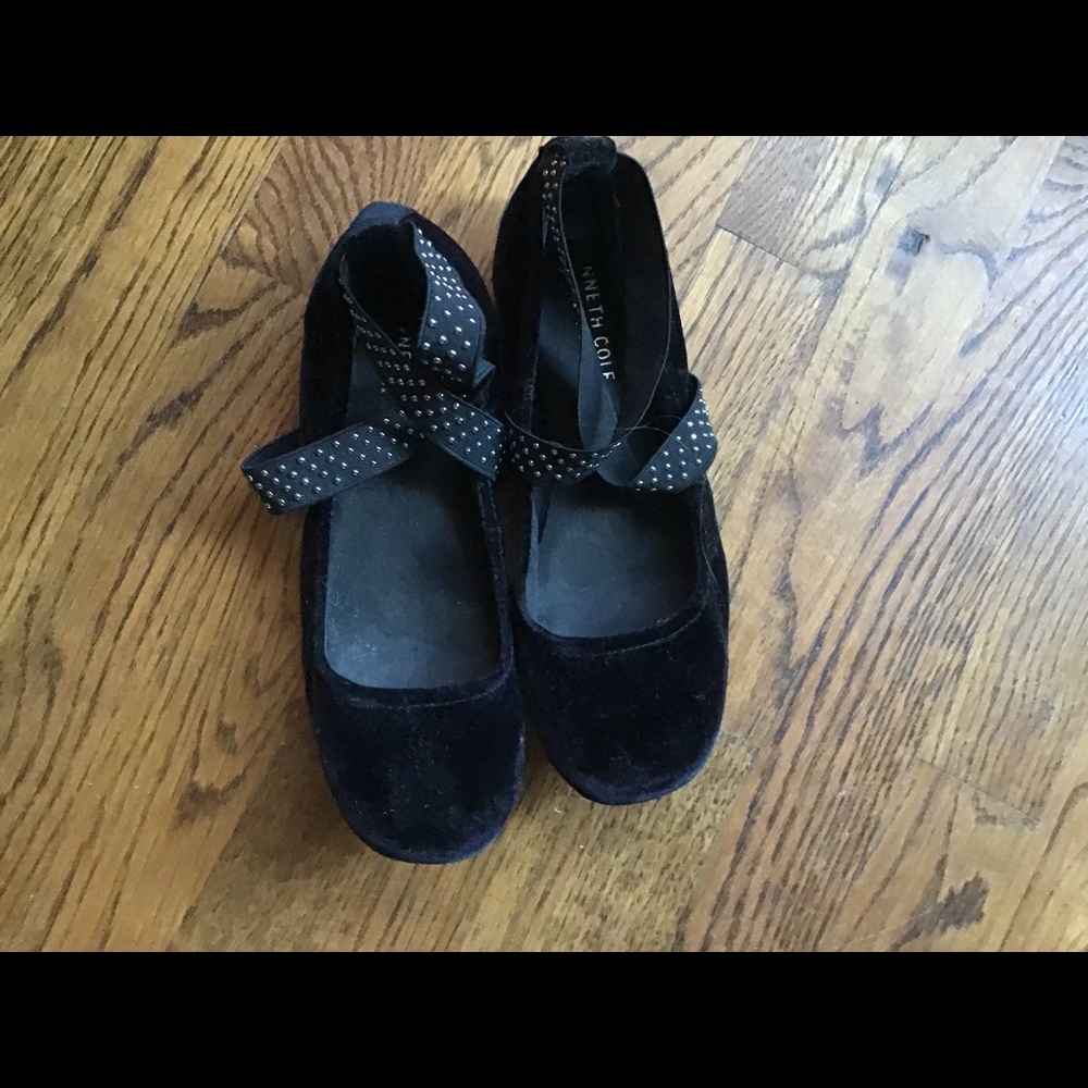 Black Velvet Shoe